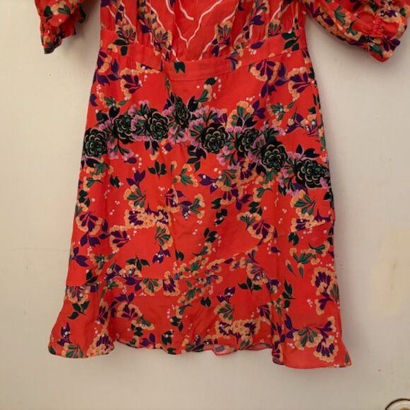 Saloni Grace Midi Dress, Size 6 - Picture 10 of 14